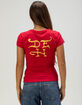 ED HARDY Rhinestone Panther Womens Fitted Tee image number 3