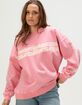 ROXY Lineup Womens Oversized Crewneck Sweatshirt image number 3