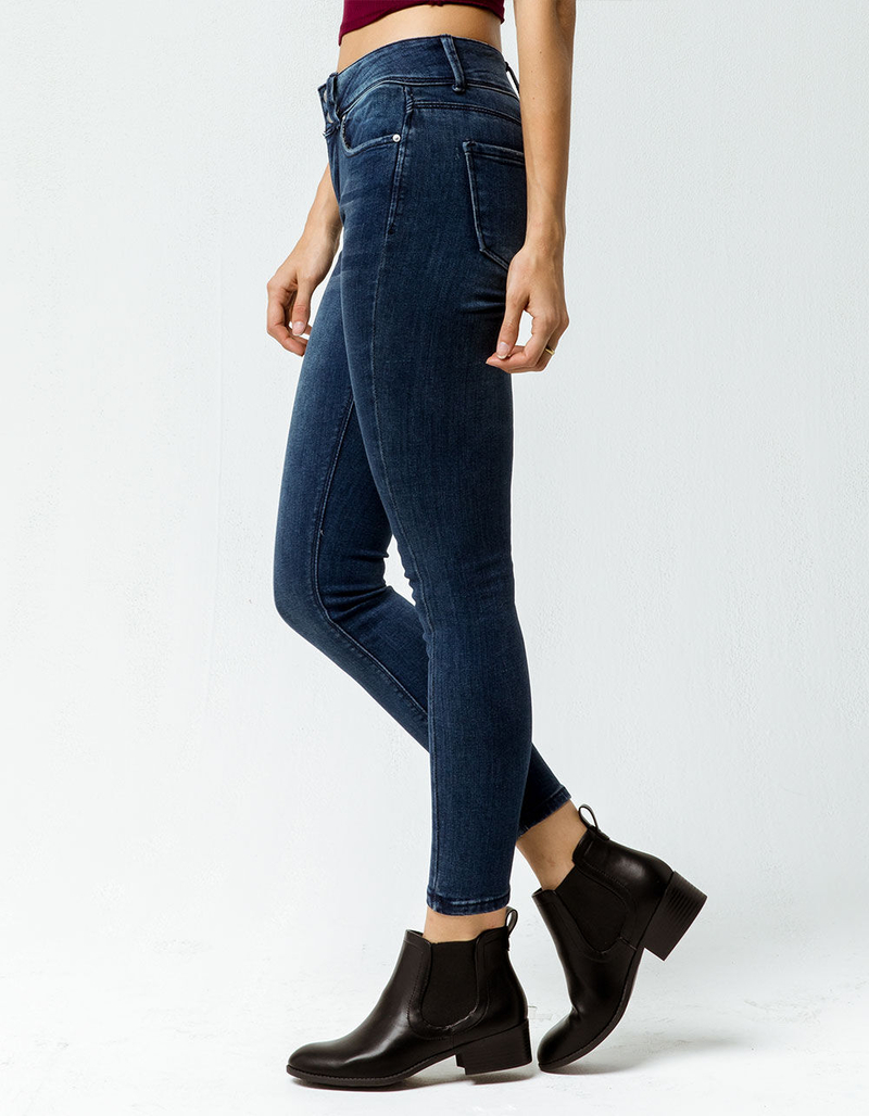 IVY & MAIN Dual Button Womens Skinny Jeans image number 1