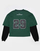 RSQ Mens Mesh Long Sleeve 2fer Jersey image number 3