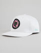 KEY STREET Panther White Mens Snapback Hat image number 1