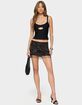 EDIKTED Karin Cut Out Ribbed Tank Top image number 5