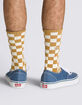 VANS Checkerboard Mens Crew Socks image number 2