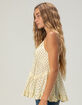 RSQ Womens Polka Dot Babydoll Top image number 3