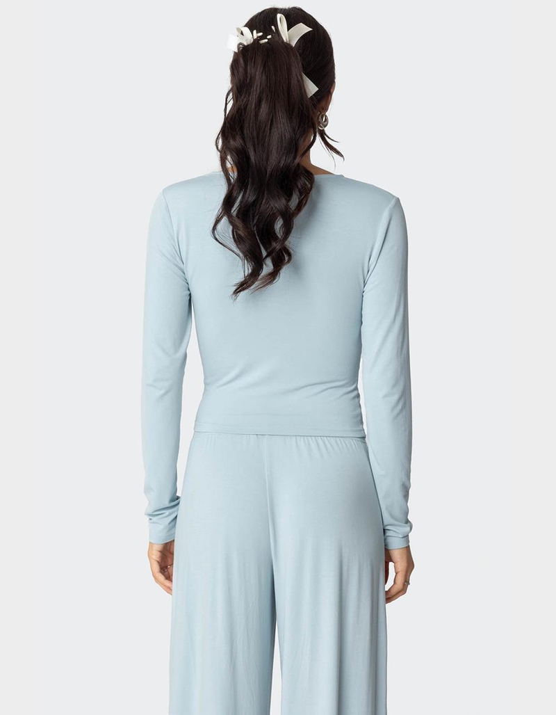 EDIKTED Kait Henley Top image number 3