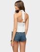 EDIKTED Kristina Gathered Bubble Halter Top image number 3