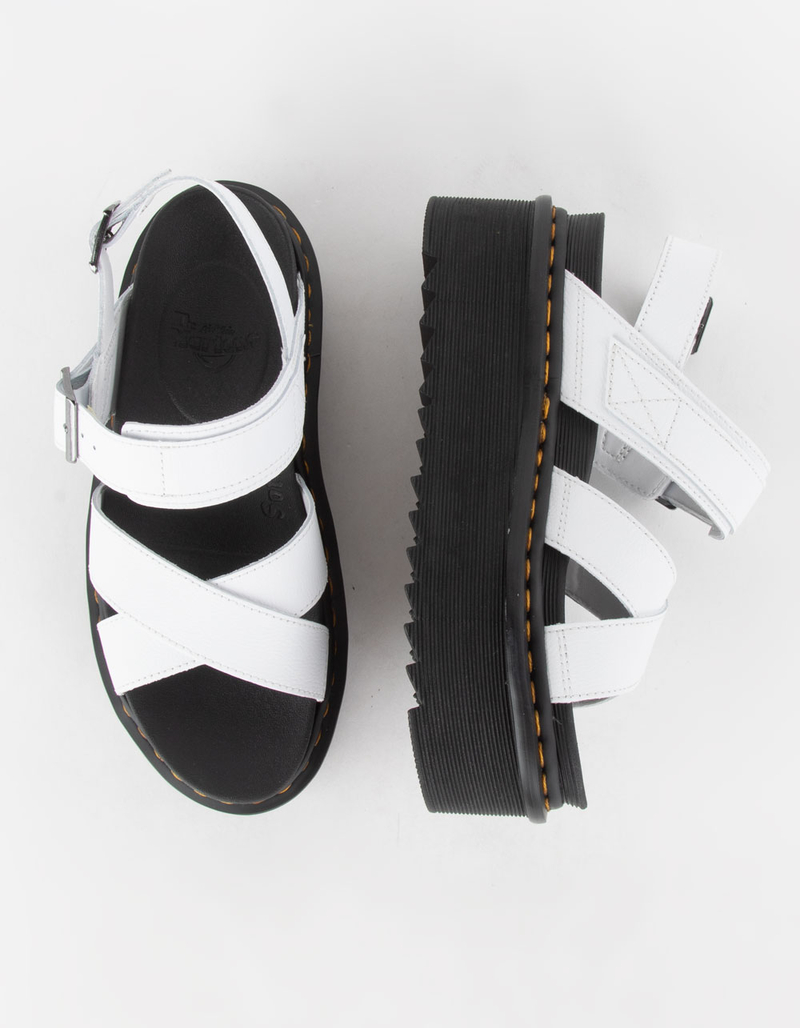 DR. MARTENS Voss II Athena Leather Strap Womens Platform Sandals image number 4