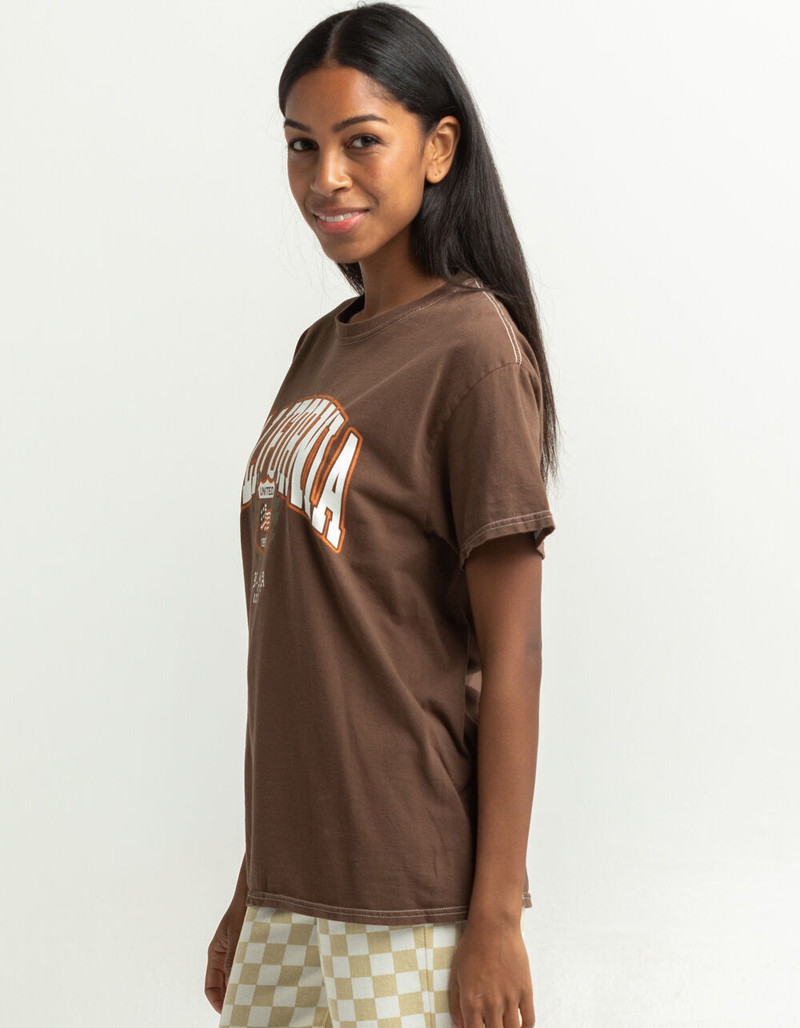 FULL TILT California United Womens Oversized Tee image number 3