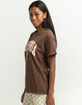 FULL TILT California United Womens Oversized Tee image number 4