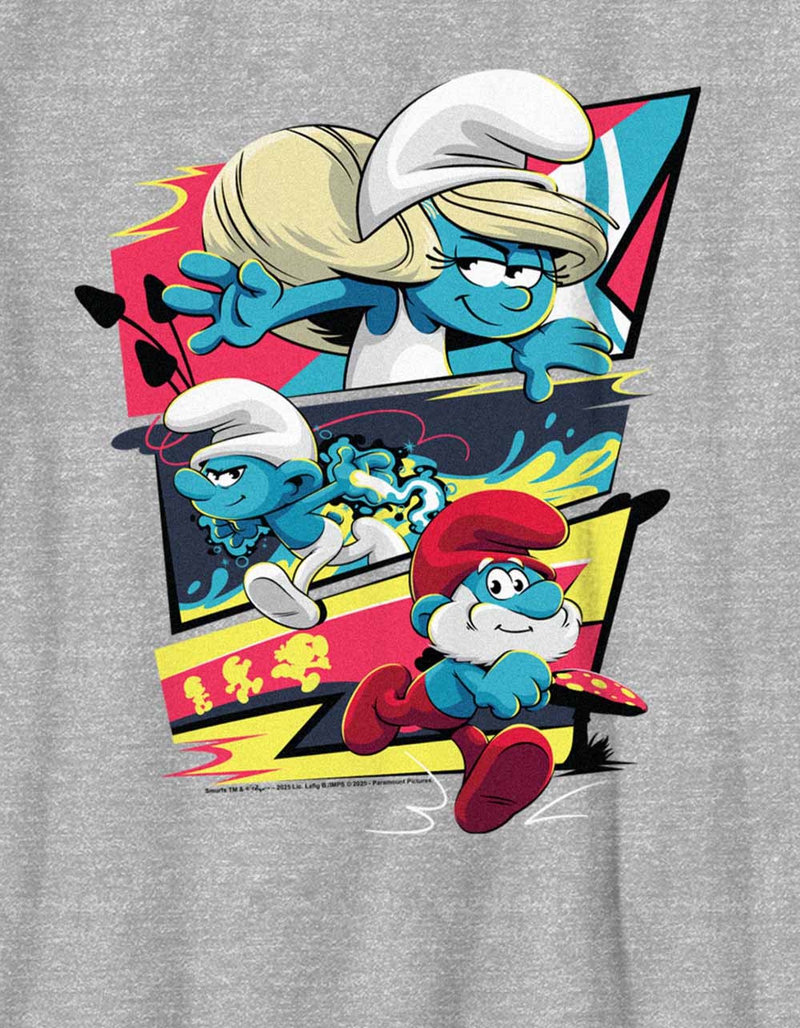 THE SMURFS Running Unisex Kids Tee image number 1