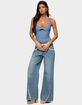 EDIKTED Karin Cut Out Ribbed Tank Top image number 4
