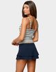 EDIKTED Adelia Striped Ruched Tank Top image number 3