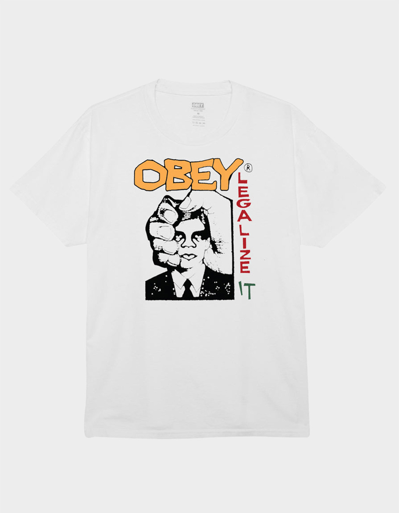 OBEY Legalize It Mens Tee image number 0