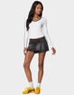 EDIKTED Contrast V-Neck Long Sleeve Tee image number 5
