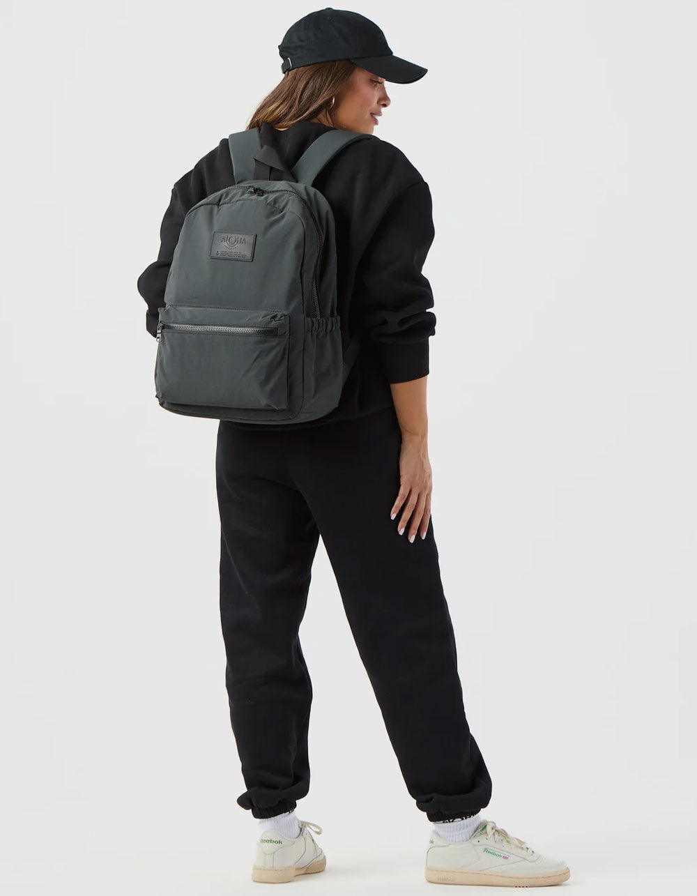 ALOHA Collection Keep It Light Monochrome Backpack - BLACK - ONE