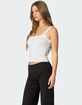 EDIKTED Teagan Ribbed Tank Top image number 3