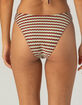 DAMSEL Texture Cheekier High Leg Bikini Bottoms image number 4