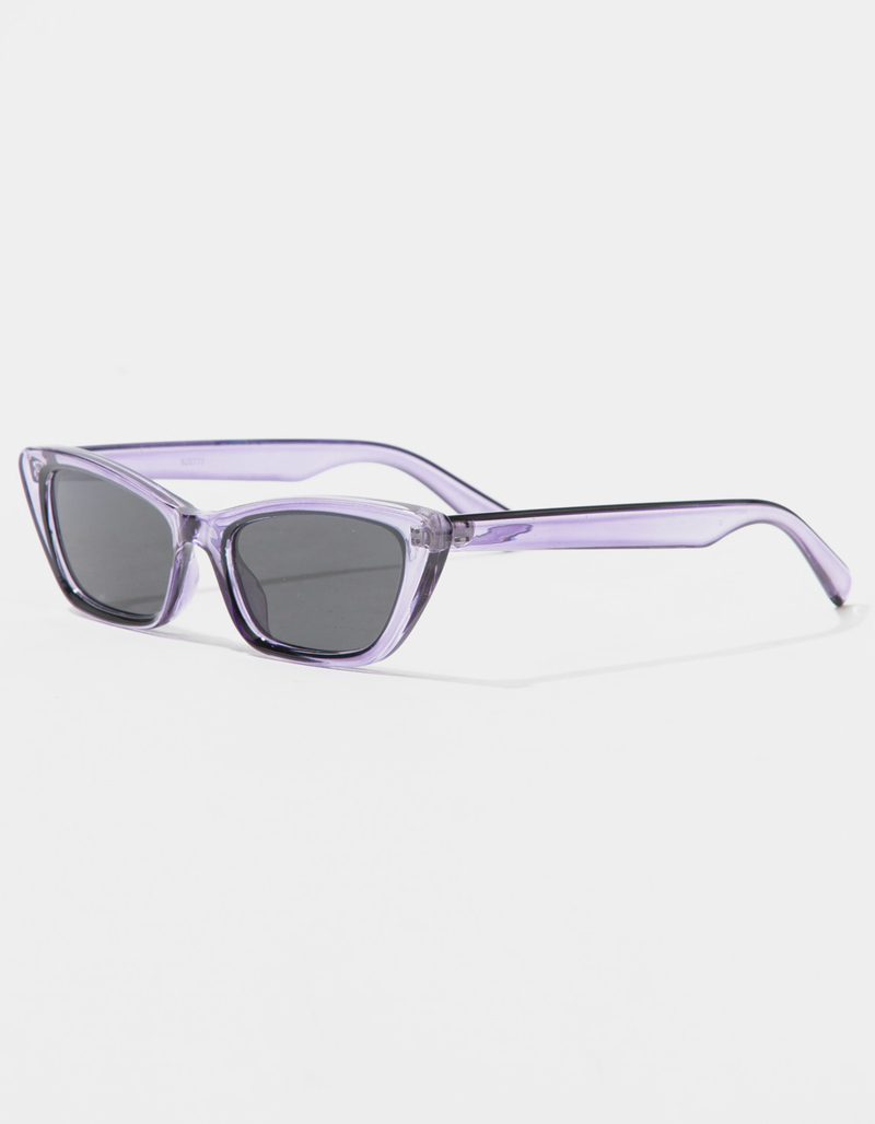 BLUE CROWN Rectangle Cat Eye Sunglasses image number 0