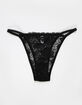 FULL TILT Floral Allover Lace Cheeky Panties image number 2