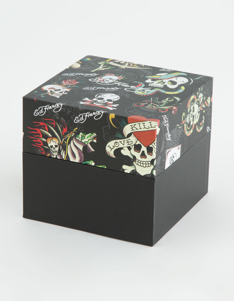 ED HARDY Stone Skull Watch image number 4
