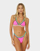 PQ SWIM Acai Crochet Bikini Top image number 1