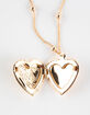 FULL TILT Layered Heart Locket Necklace image number 3