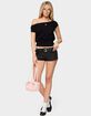 EDIKTED Michaela Off Shoulder Knit Top image number 5