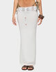 EDIKTED Maven Crochet Waist Knit Maxi Skirt image number 1