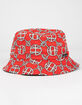 HUF Atelier Mens Red Bucket Hat image number 1