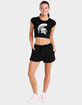 MICHIGAN STATE UNIVERSITY Distressed Primary Logo Womens Baby Rib Tee image number 2