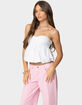 EDIKTED Serina Strapless Bubble Top image number 3