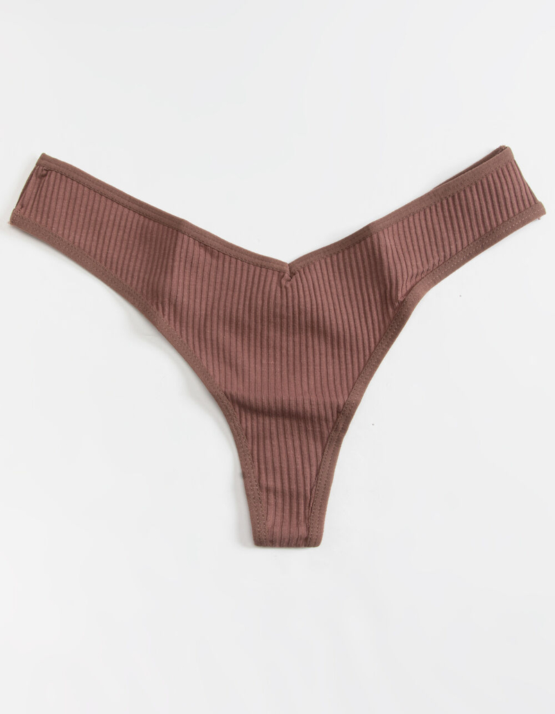 FULL TILT V Rib Thong image number 0