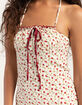 FULL TILT Halter Texture Womens Bodycon Dress image number 5