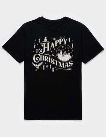 HARRY POTTER Happy Christmas Unisex Tee Primary Image