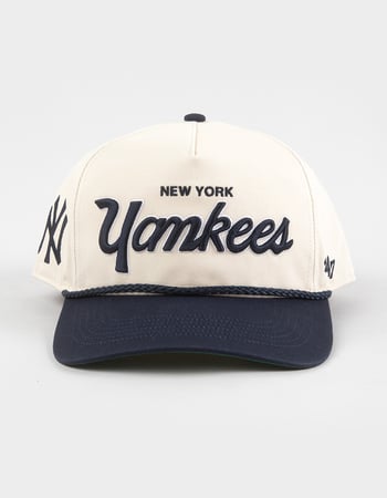 47 BRAND New York Yankees Crosstown Script Two Tone '47 Hitch Snapback Hat Alternative Image