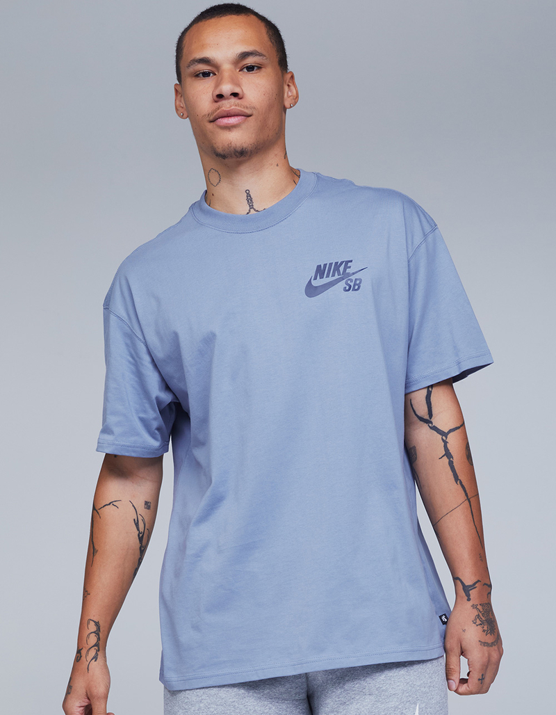 NIKE SB Logo Mens Skate Tee SLATE BLUE Tillys