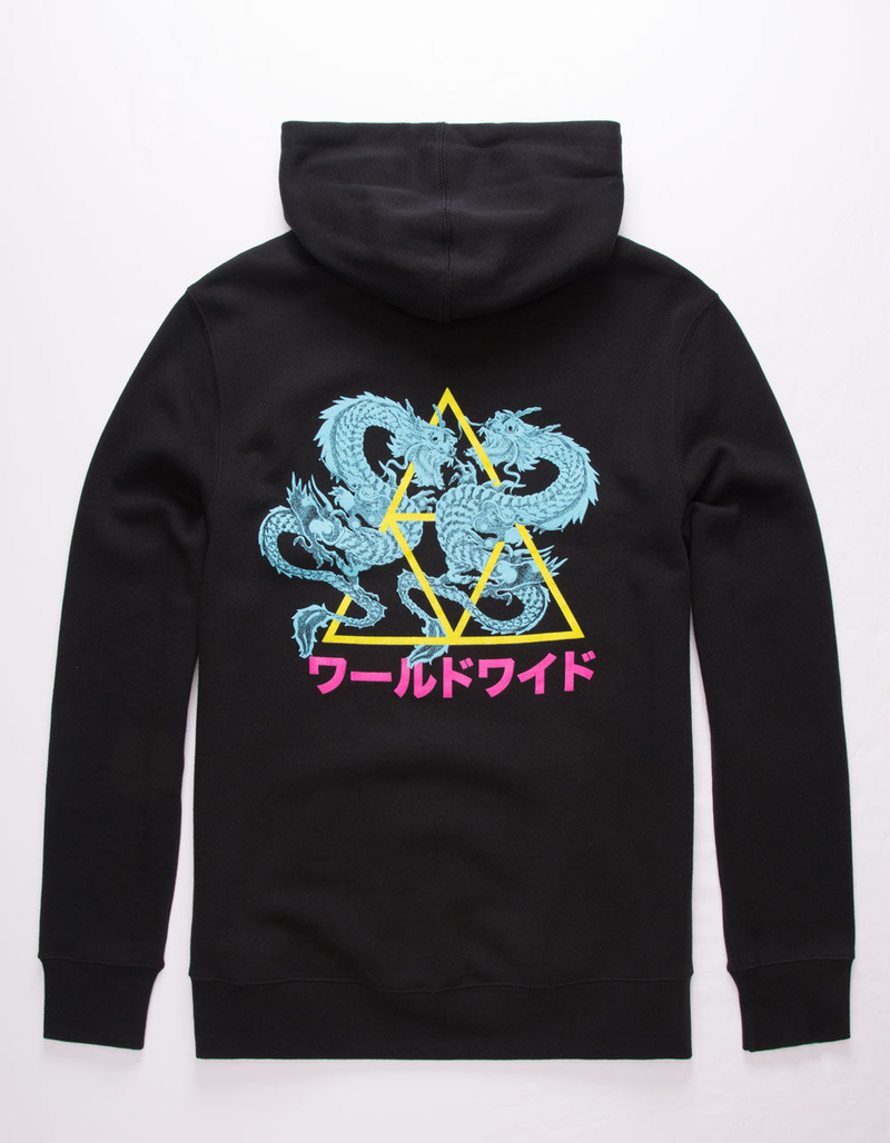 HUF Neon Dragons Mens Hoodie image number 1
