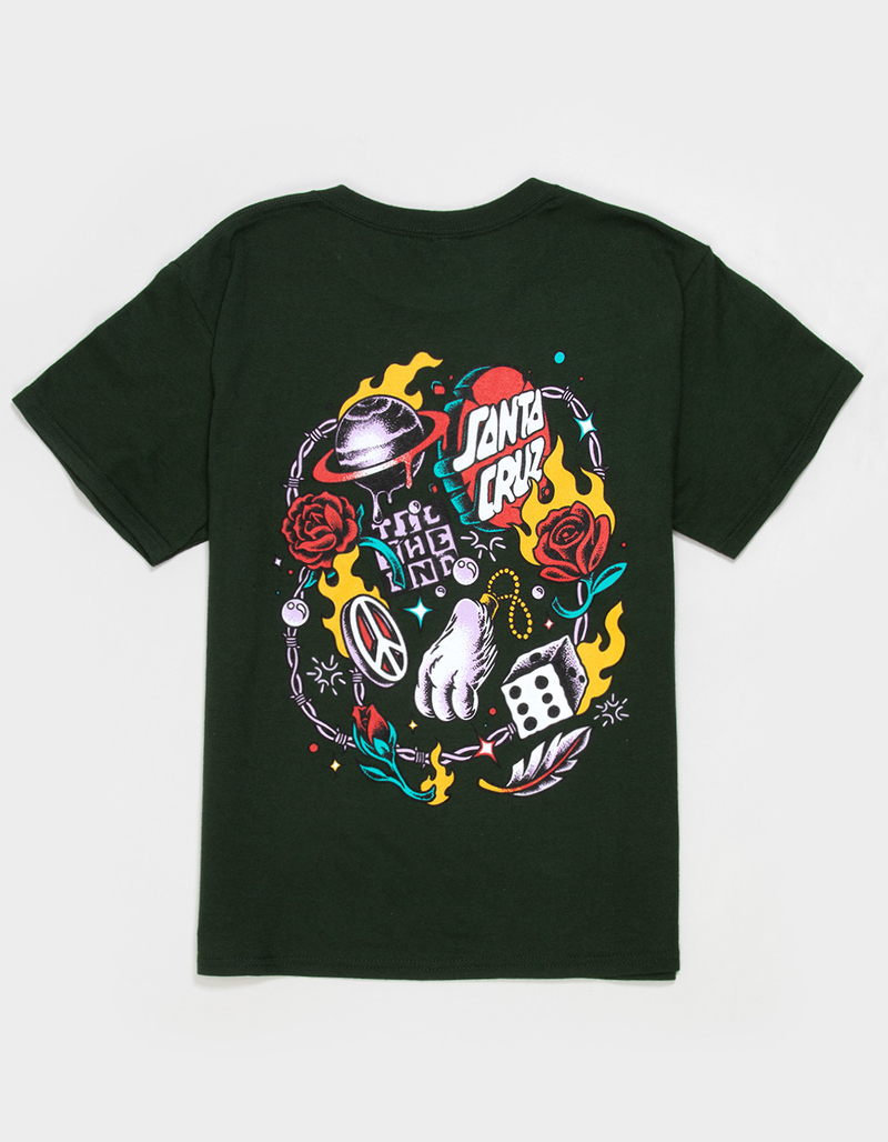 SANTA CRUZ Lucky Days Boys Tee image number 2