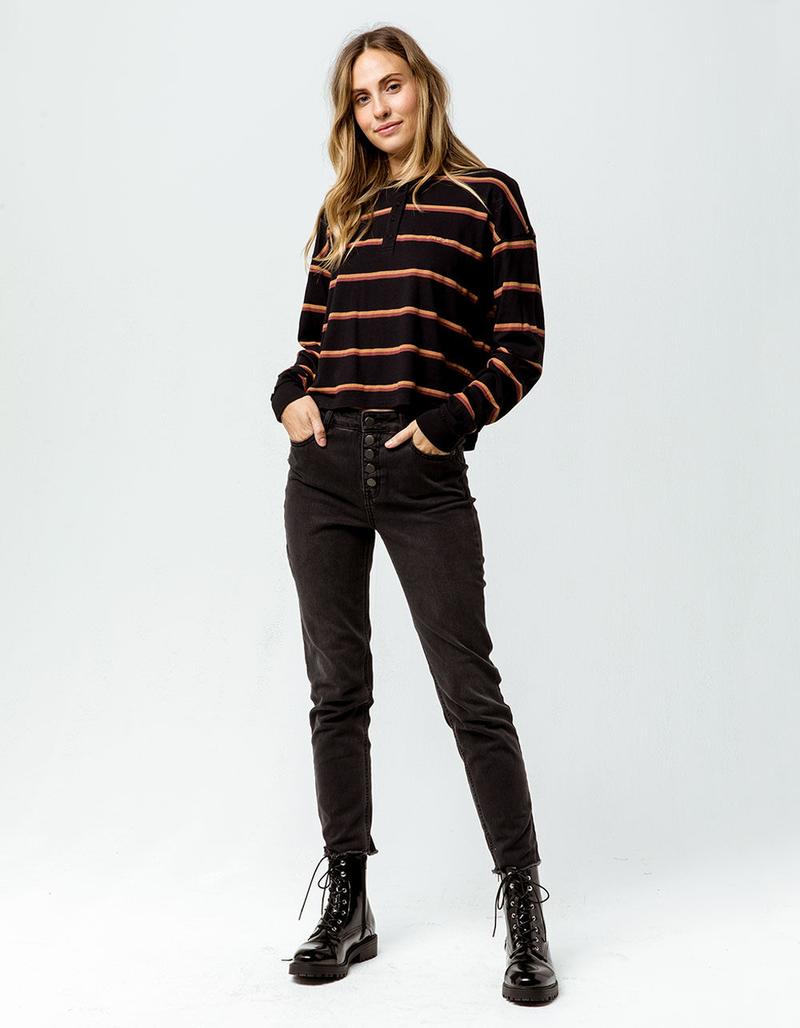 RVCA Big Stripe Womens Henley image number 3