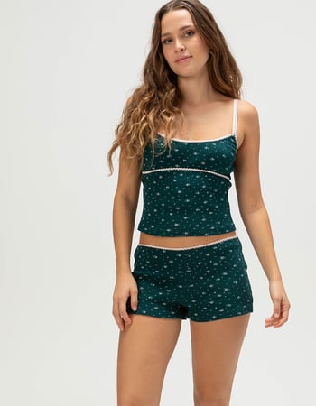 FULL TILT Ditsy Pointelle Womens Shorts Primary Image