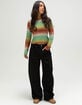 BDG Urban Outfitters Womens Slash Neck Ombre Sweater image number 2