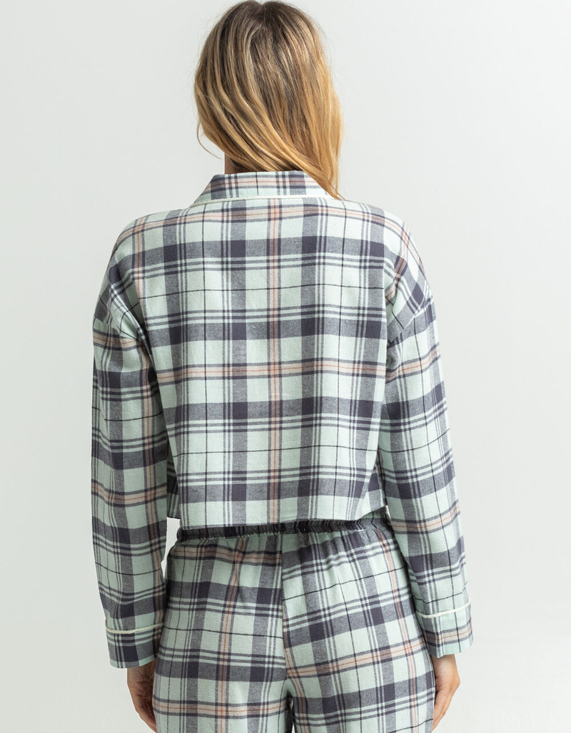 SKY AND SPARROW Womens Plaid PJ Shirt image number 2