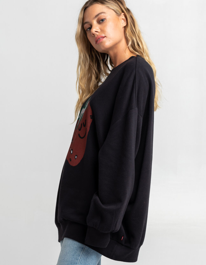 LEVI'S Happy Strawberry Womens Sweatshirt image number 1