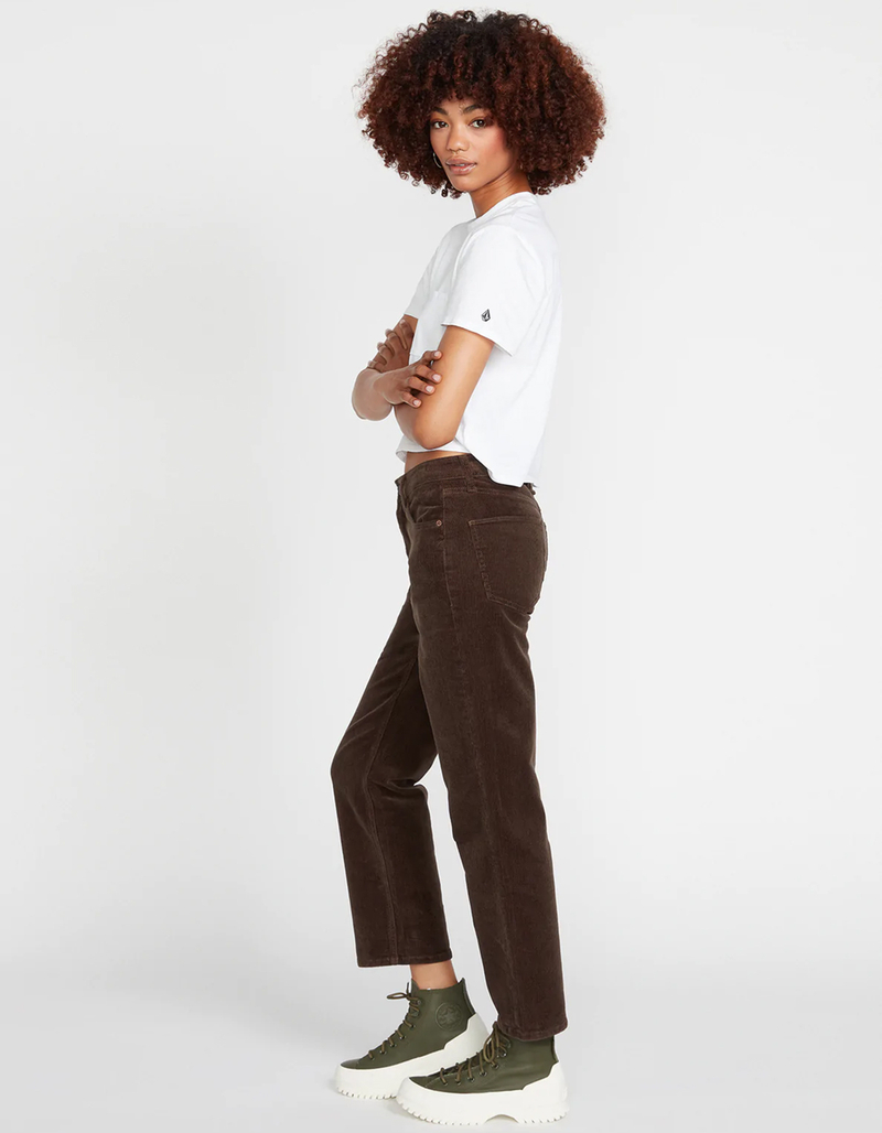 VOLCOM Stoned Straight Womens Corduroy Pants image number 2