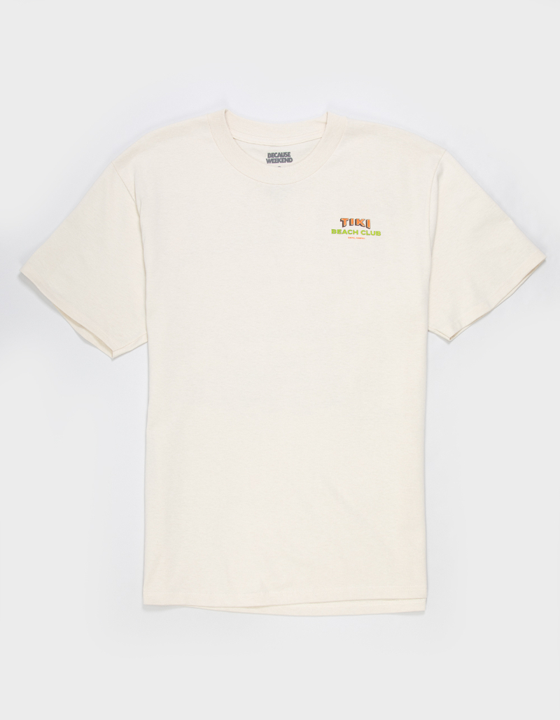 BECAUSE WEEKEND Tiki Mens Tee image number 1