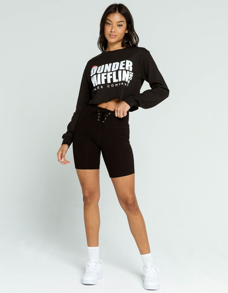 RIPPLE JUNCTION Dunder Mifflin Christmas Womens Crop Top image number 3