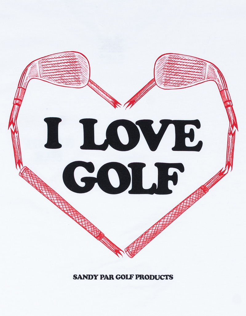SANDY PAR I Love Golf Mens Tee image number 2