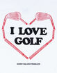 SANDY PAR I Love Golf Mens Tee image number 3