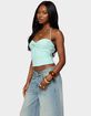 EDIKTED Zoee Twisted Textured Halter Top image number 2
