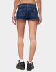 EDIKTED Keinan Low Rise Denim Shorts image number 3
